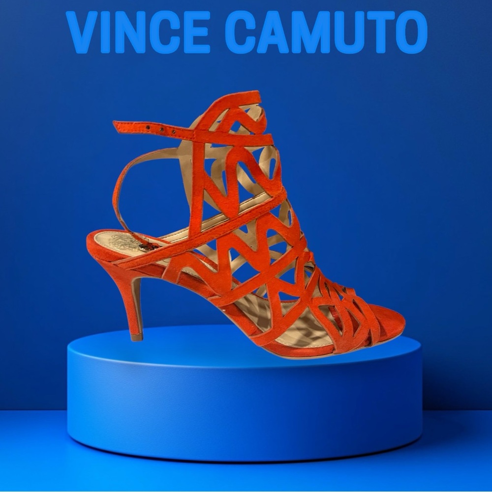 NEW ✨Womens Vince Camuto Paxton Caged Dress heels - Tart - size 9